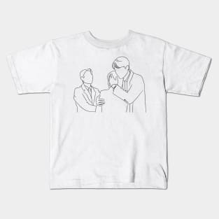 Doctor Cha line art Kids T-Shirt